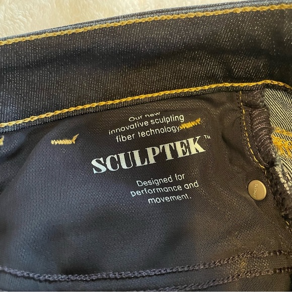 Athleta Sculptek Ultra Skinny Midnight Jean Color: Dark Wash - Picture 5 of 7